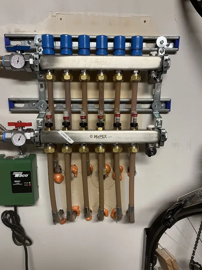 Plumber performing Leak Detection at a residential property in Black Forest